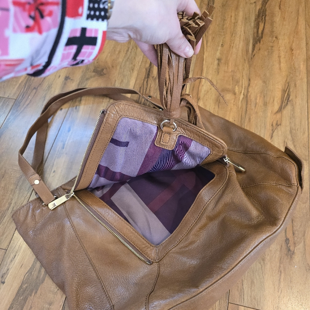 Kooba leather tote with tassel - Picture 11 of 12